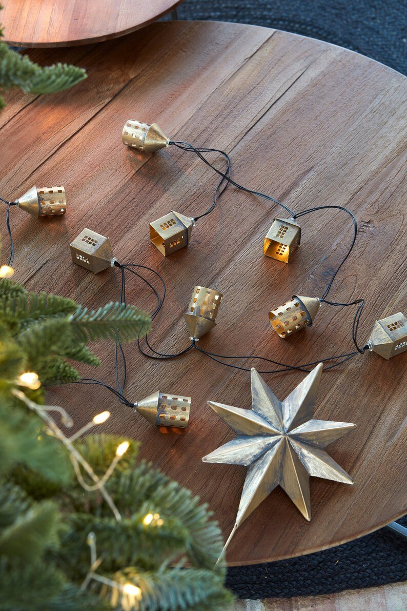 Winter Village Gold LED