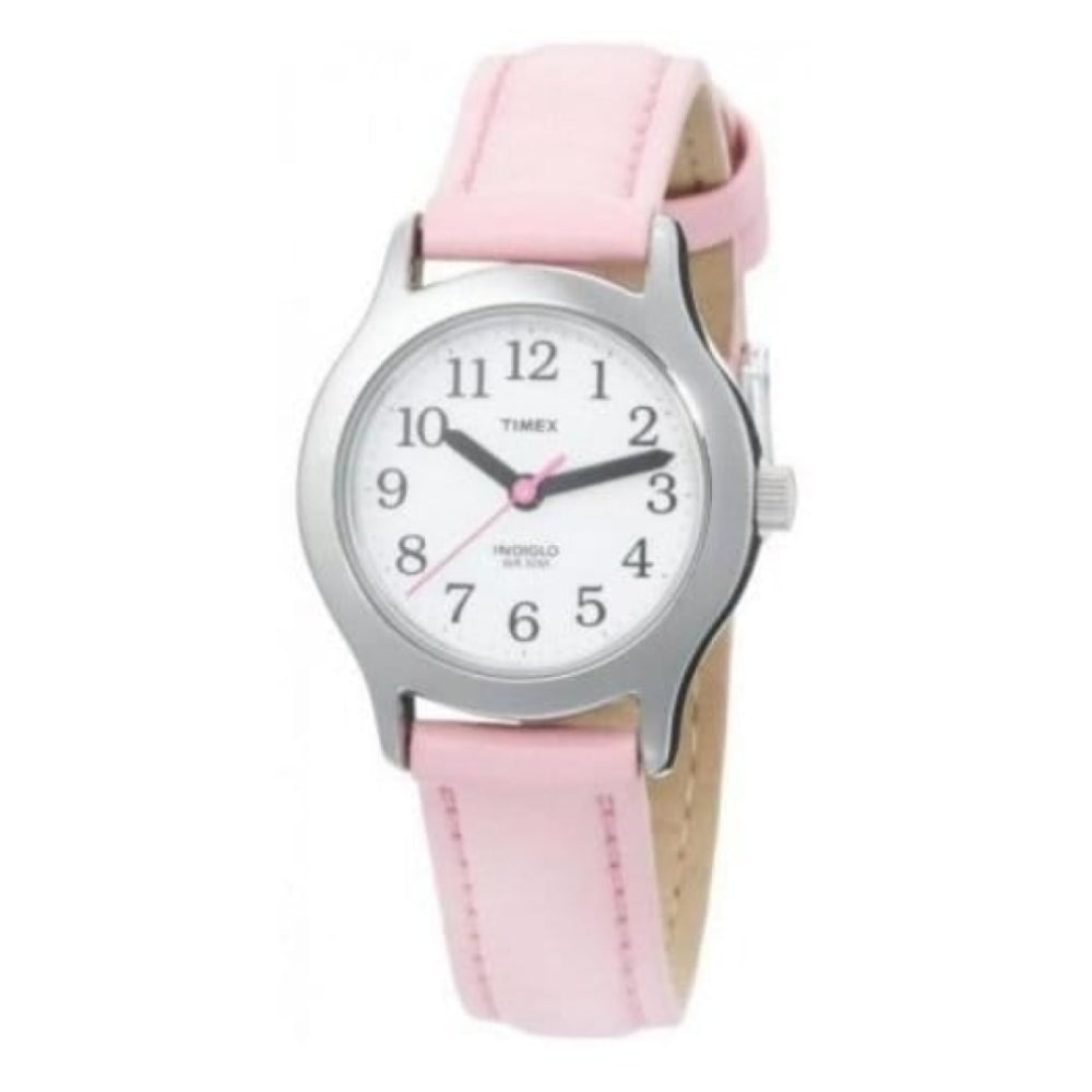 Childrens 'My First Timex' Pink Leather Strap Watch