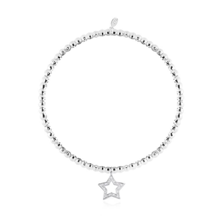 Faceted A Little | Amazing Auntie | Silver | Bracelet | 17.5cm Stretch