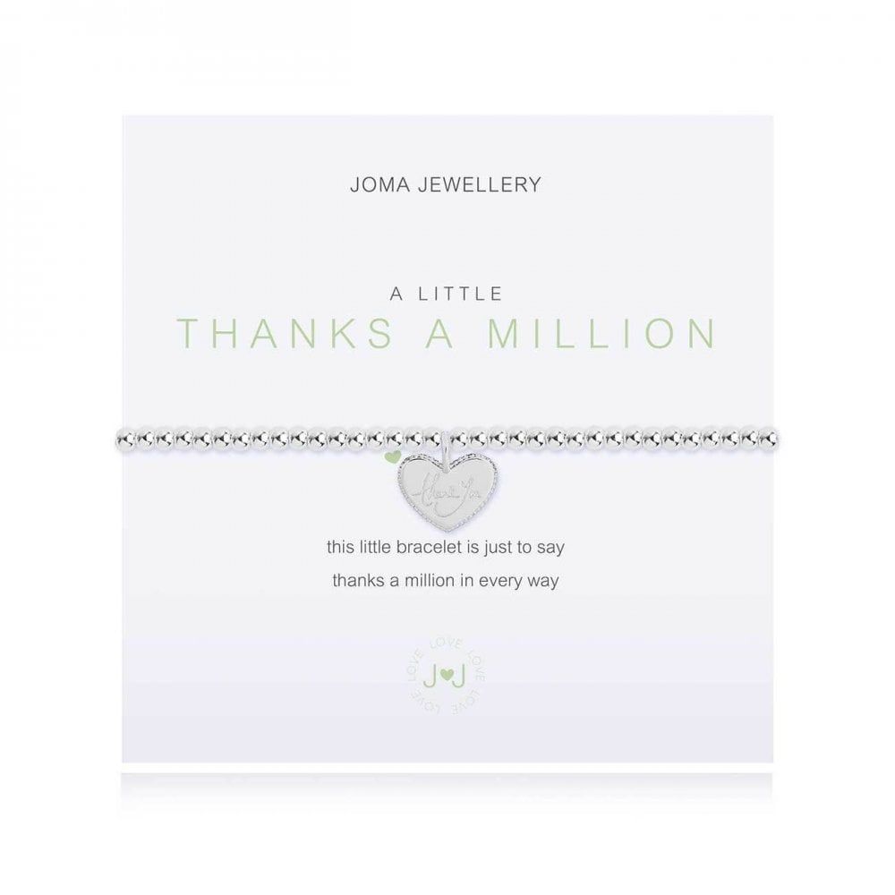 A Little |Thanks A Million (Irish) | Silver | Bracelet | 17.5cm Stretch