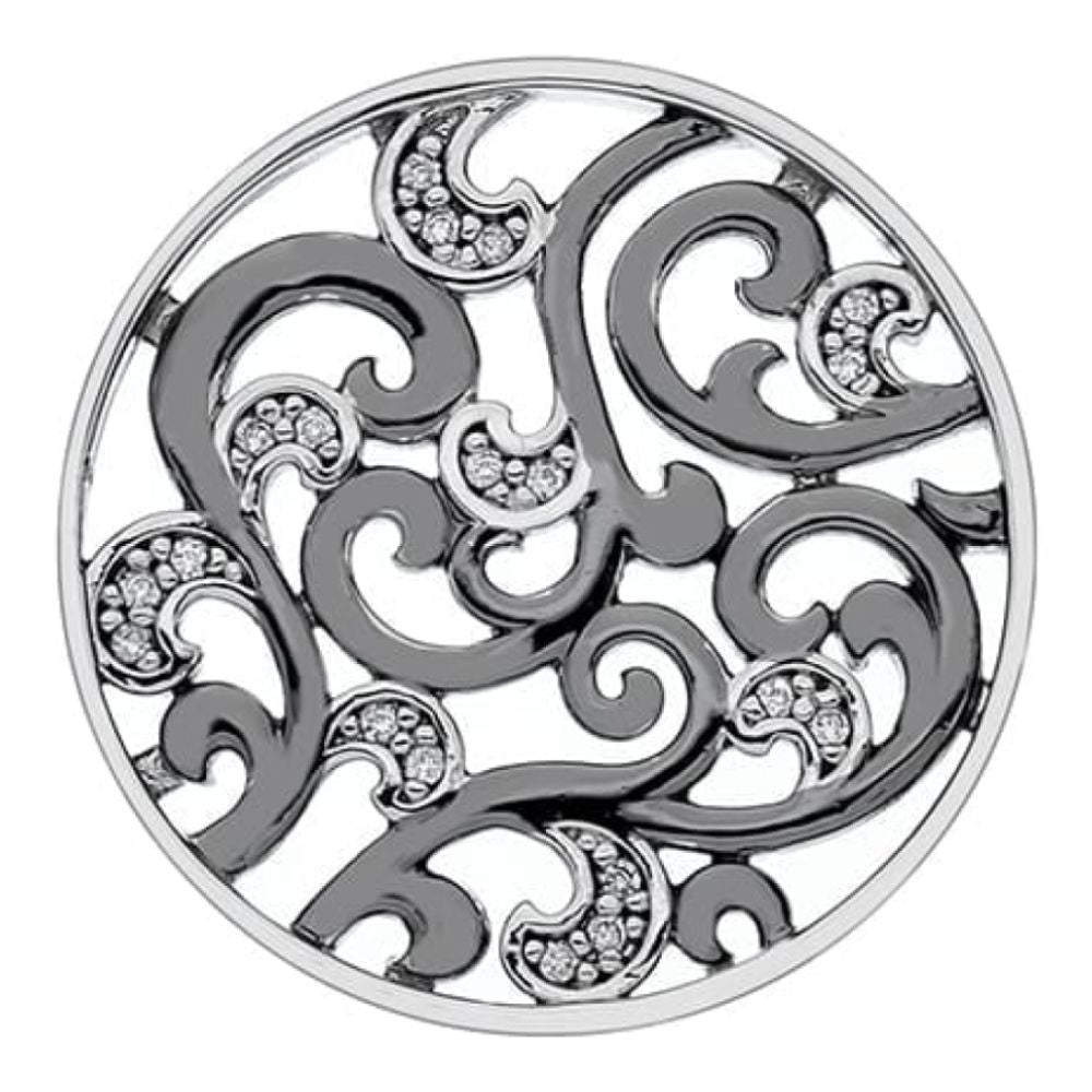 Creativity Oxidised Silver Coin - 25mm