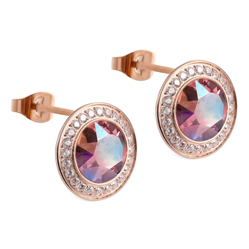 Tondo Deluxe (Rg/P) 13mm Light Rose Shimmer Stud