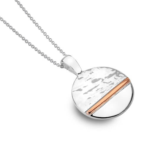 Origins Horizon Round Pendant Necklace