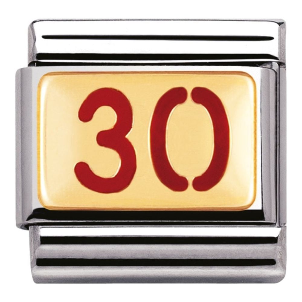 Classic Gold and Red '30' Link