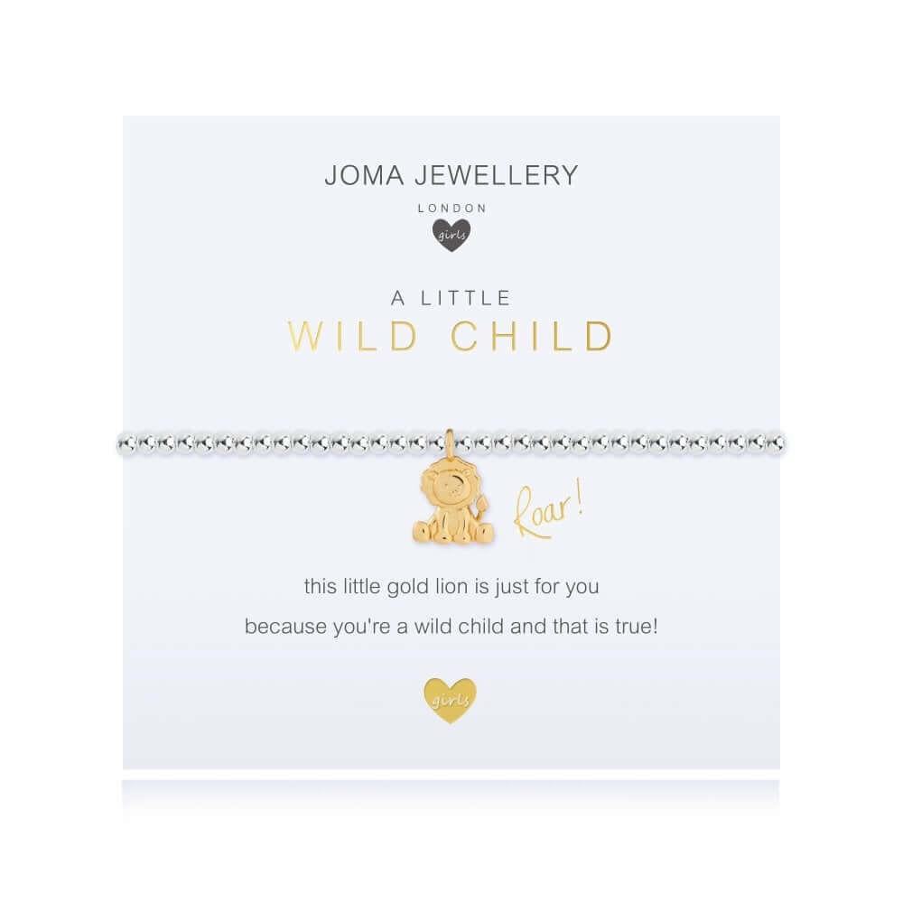 Childrens A Little Wild Child Silver & Gold Bracelet