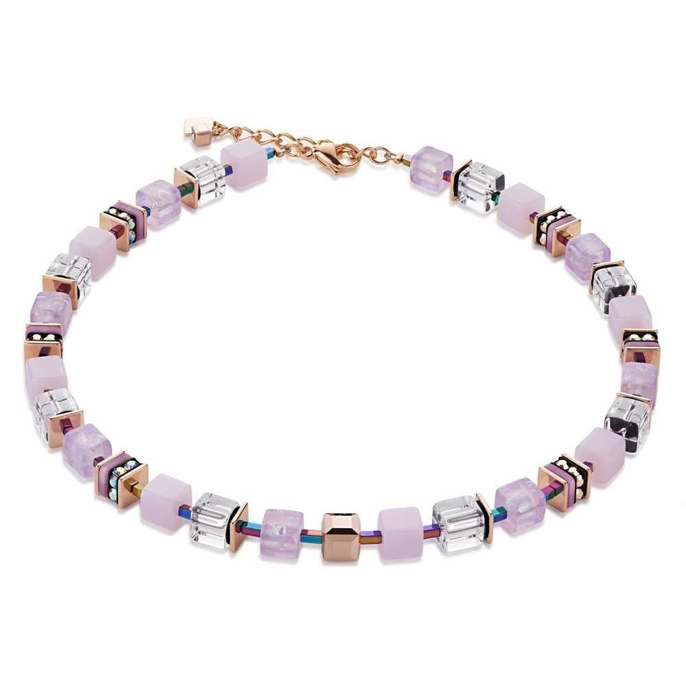 Rose Geo Cube Necklace