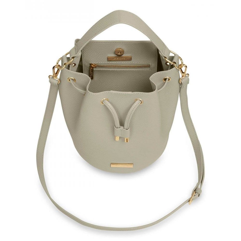Chloe Bucket Bag | Warm Grey | 26 X 22 X 22cm