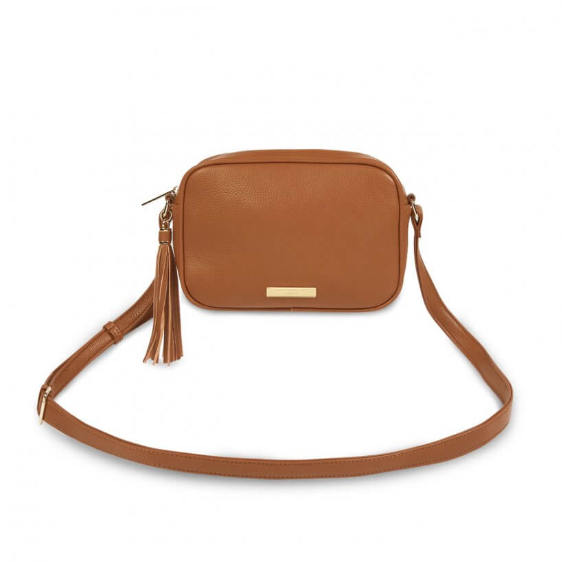 Sophia Tassel Crossbody Bag | Cognac