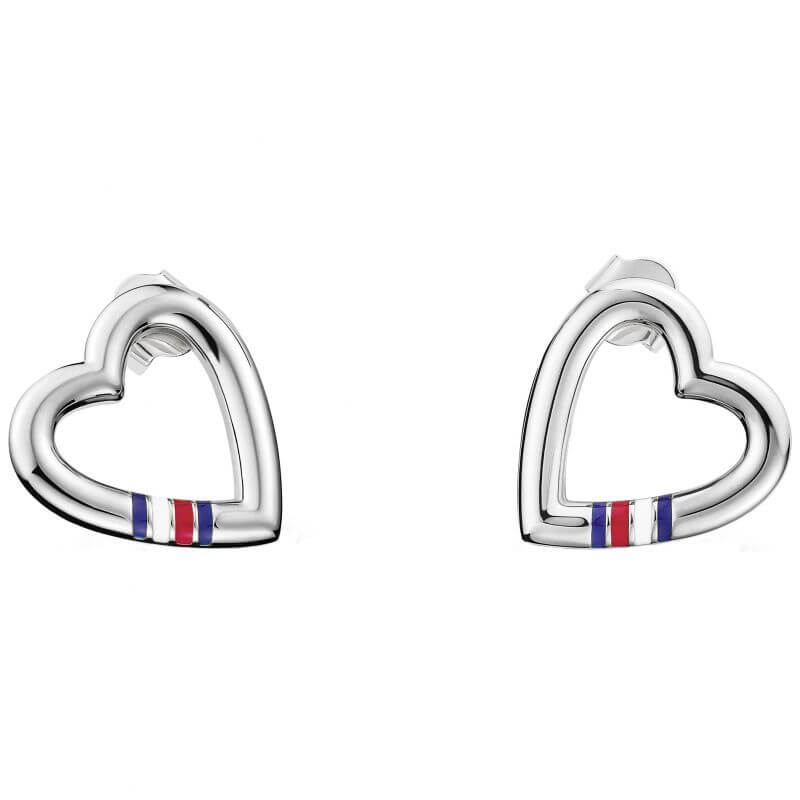 Fine Core Heart Stud Earrings