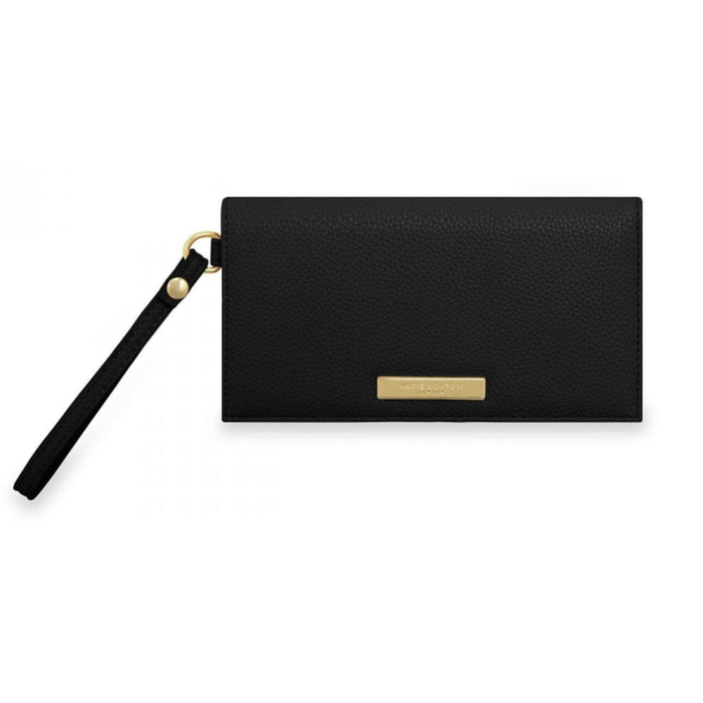 Cleo Wristlet | Black | 10 X 19 Cm