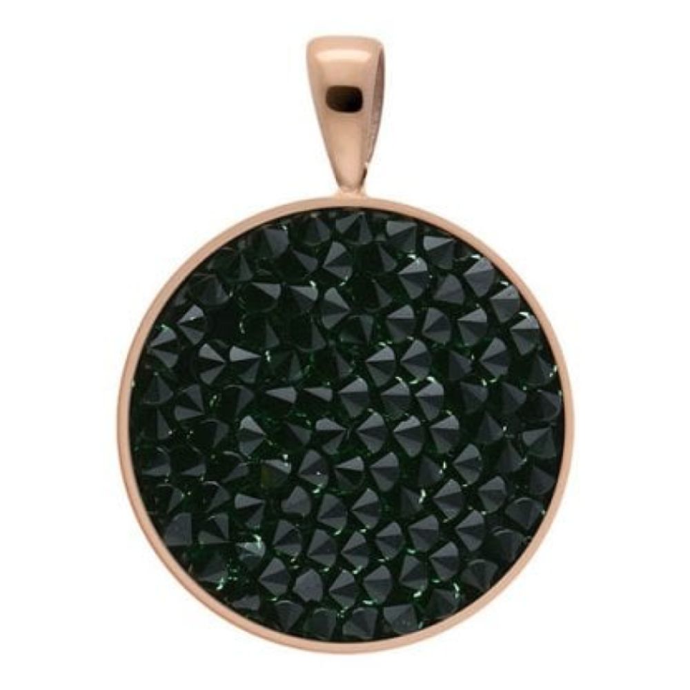 Pendant Tirano Small 20mm Erinite Crystals In RG