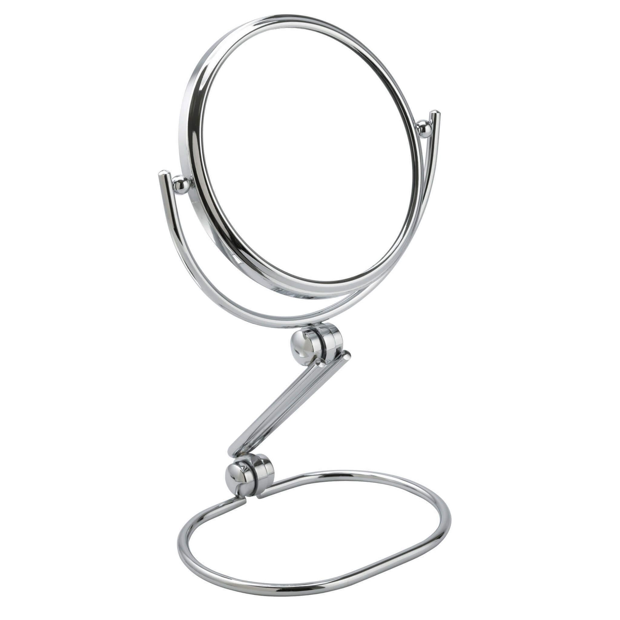 Chrome Foldable Mirror H 29cm & D 15cm