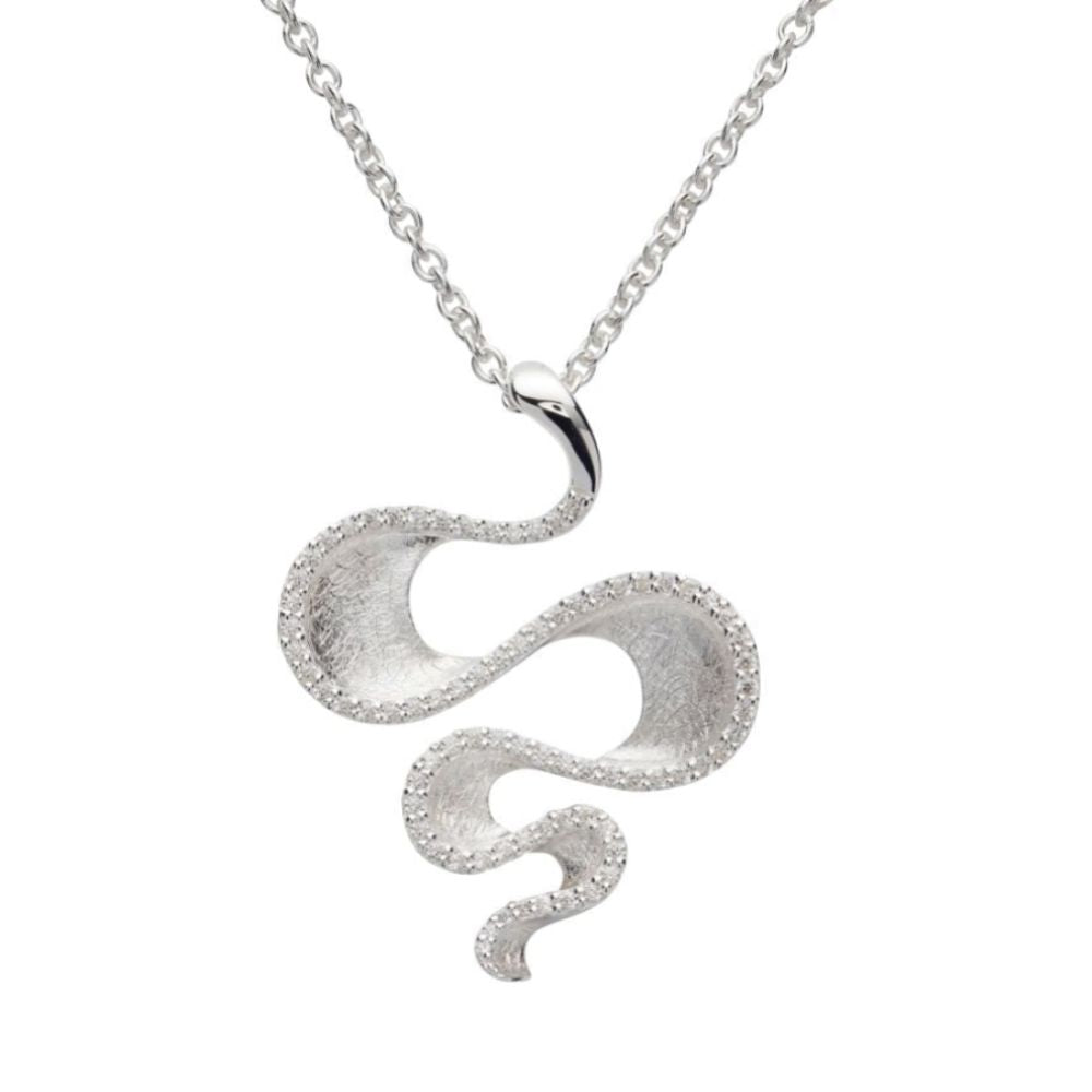 Sterling Silver 925 Pendant with CZ incl. Chain