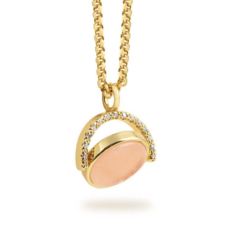 Positivity Pendants | Live Love Sparkle | Gold | Necklace | 46cm + 6cm Extender
