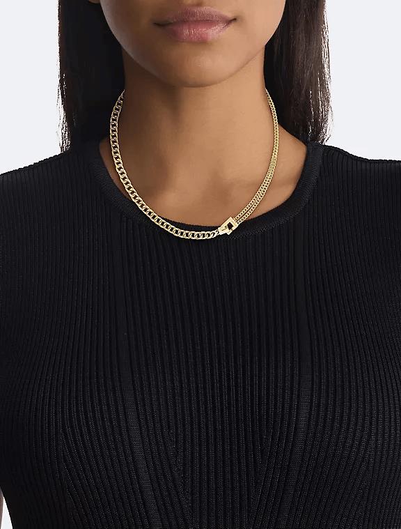 Divergent Links Gold Plated Womens Necklace