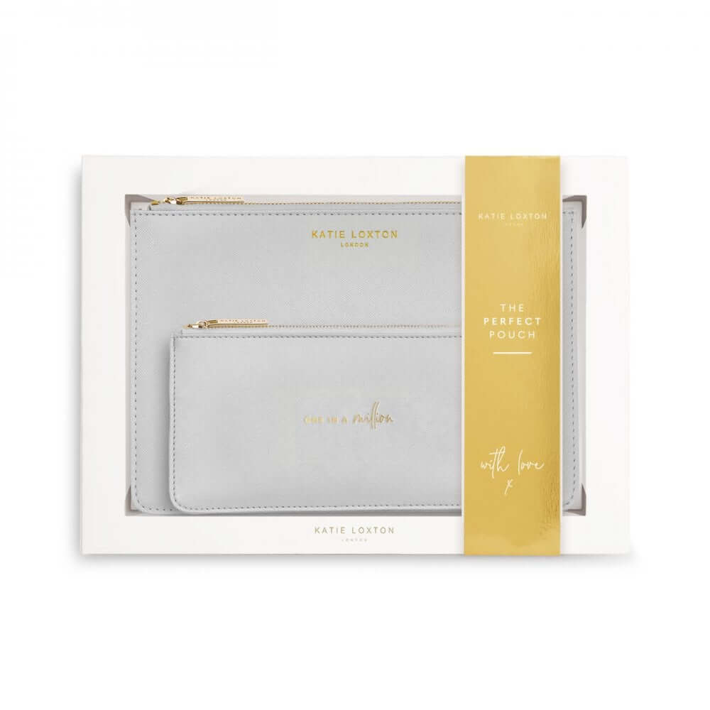 Perfect Pouch Gift Set | One In A Million | Pale Grey