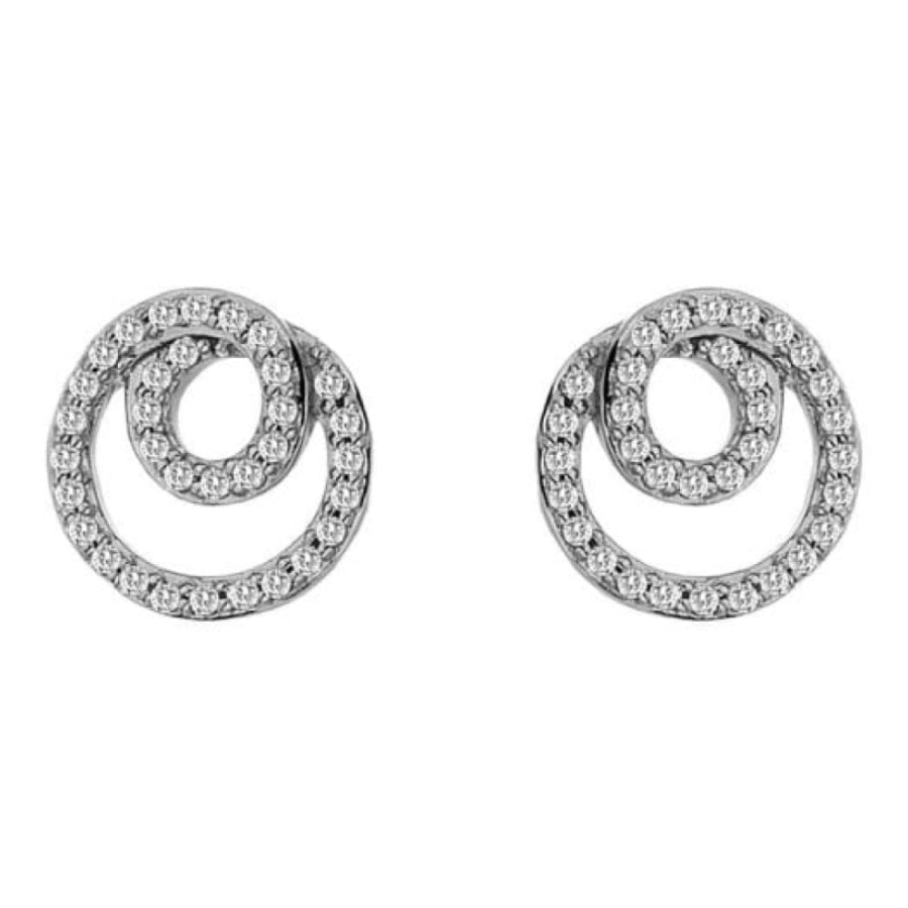 Flow Earrings - White Gold