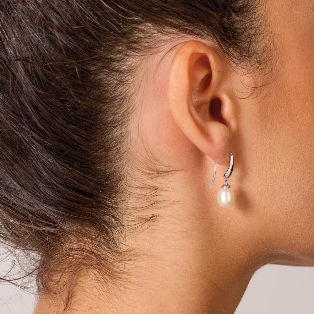 Revival Classic Pearl FP Drop Earrings