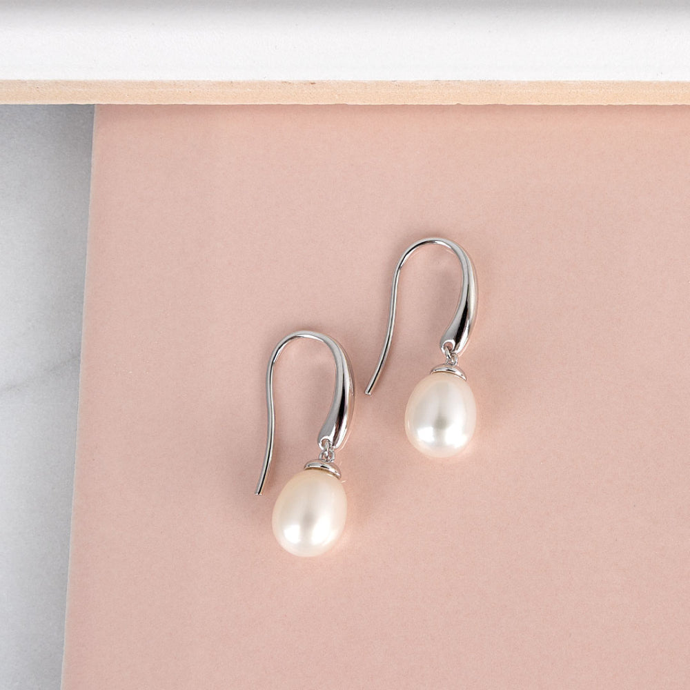 Revival Classic Pearl FP Drop Earrings