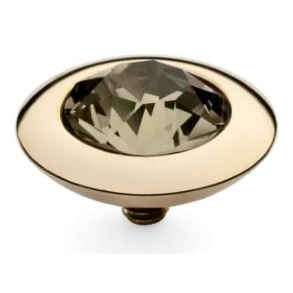 Famosa Gold 13mm Tondo Ring Top Greige