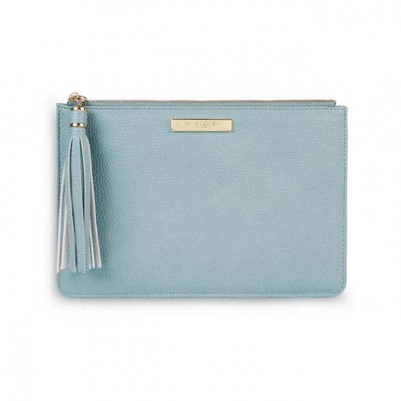 Sophia Tassel Pouch | Pale Blue