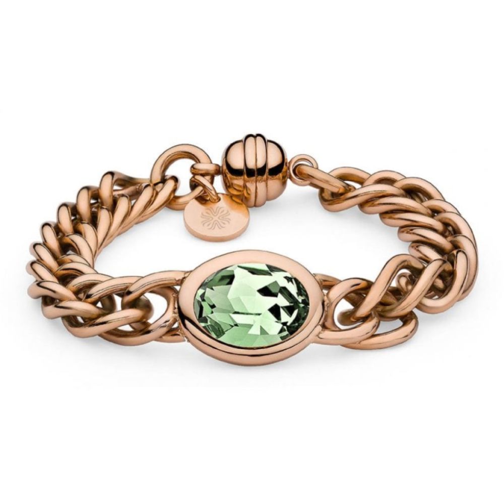 Bracelet ''Tivola'' Big (Rg/P) Chrysolite