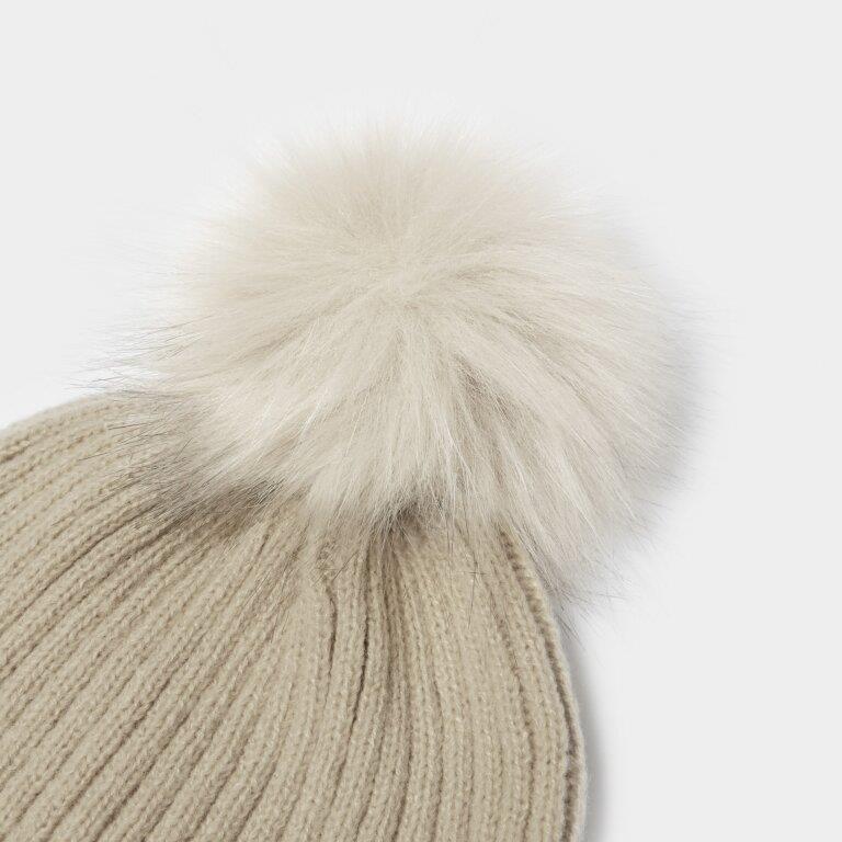 Knitted Hat - Light Sand