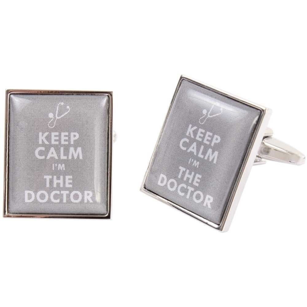Keep Calm I'm The Doctor Cufflinks