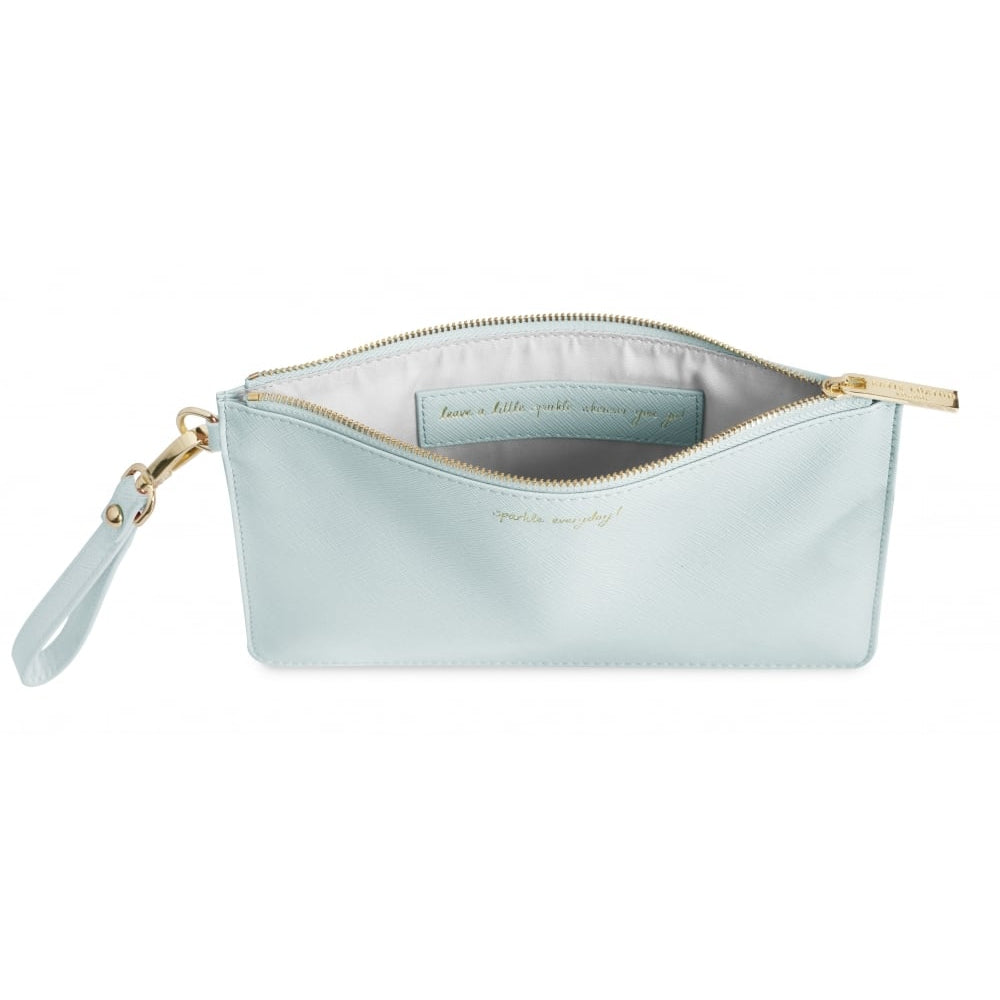 Sparkle Everyday / Leave A Little Sparkle Wherever You Go! - Secret Message Pouch - Grey