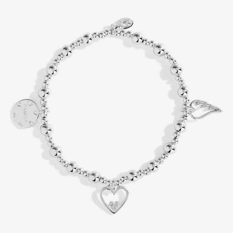 Life's A Charm | Forever Family | Silver | Charm Bracelet | 17.5cm Stretch
