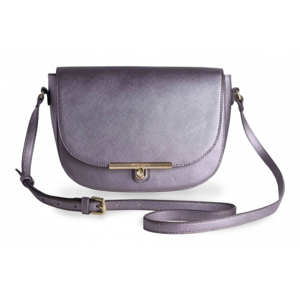 CECE Saddle Bag - Metallic Charcoal