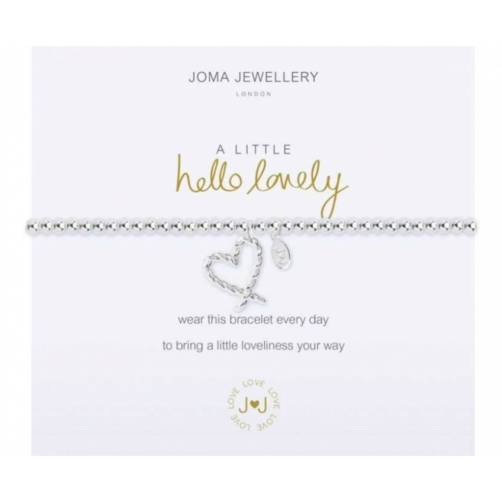 A Little | Hello Lovely | Silver | Bracelet | 17.5cm Stretch