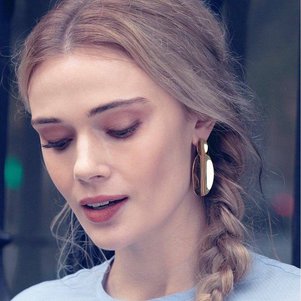 Pebble Earrings Gold