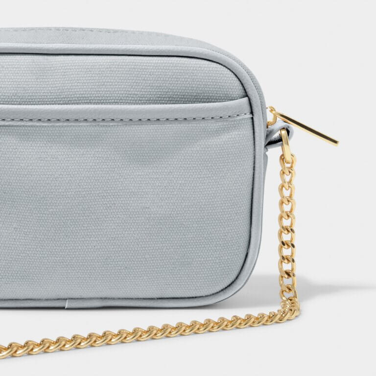 Amalfi Canvas Millie Crossbody Bag Dusty Blue
