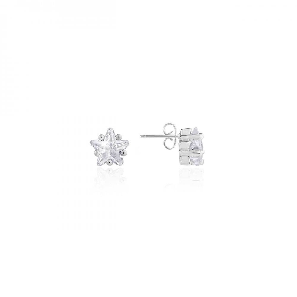 Astra | Silver | Star Crystal Stud | Earrings