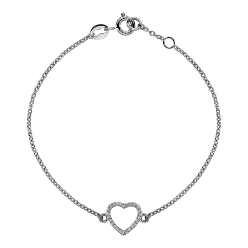 Ripple Bracelet - White Gold
