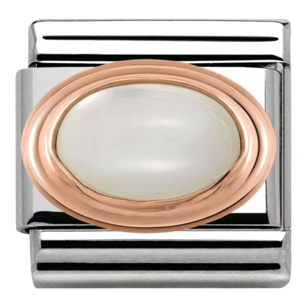 Classic Rose Set Mother Of Pearl Link