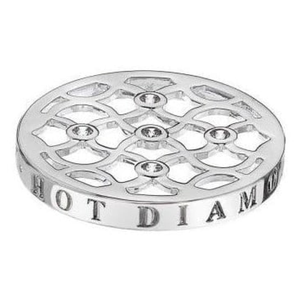 Ladies Sparkling Mirage 33mm Silver Coin