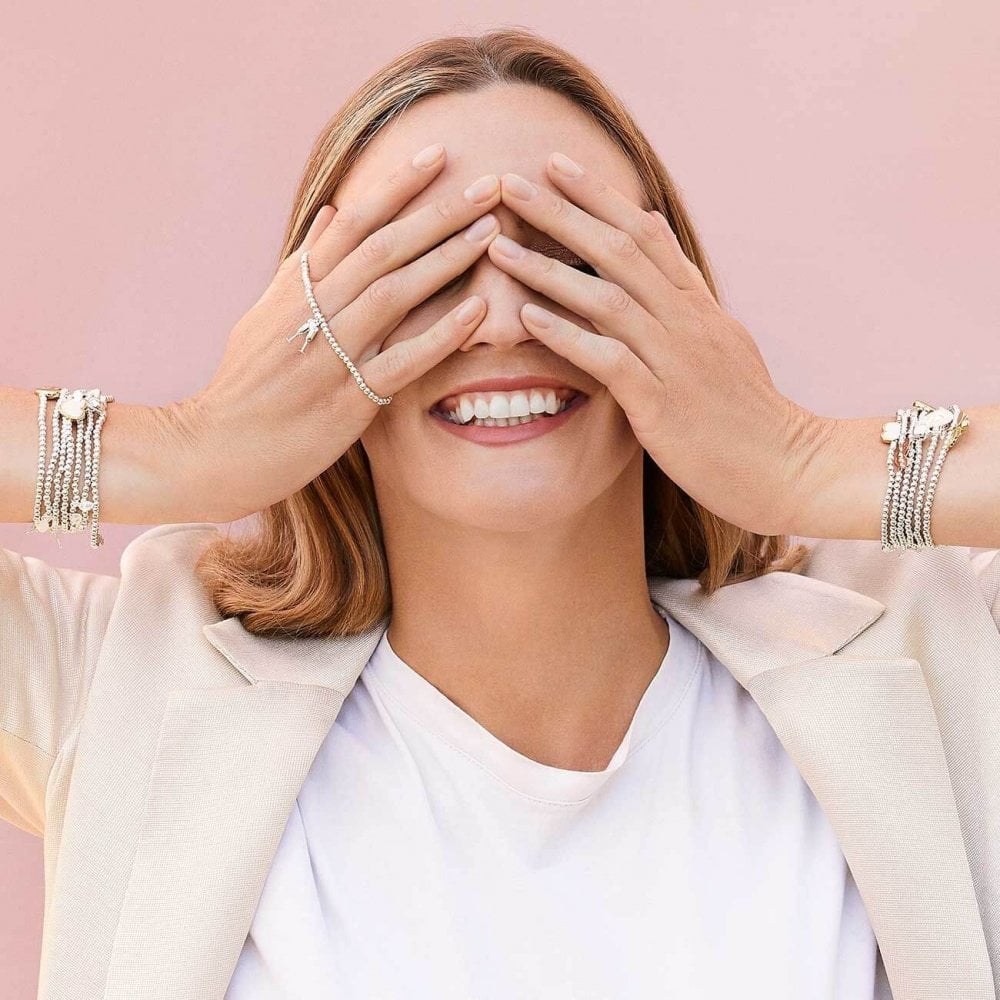 Beautifully Boxed A Littles | Let The Fun Be-Gin! | Silver | Bracelet | 17.5cm Stretch