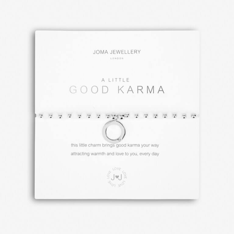 Colour Pop A Little | Good Karma | Silver | Bracelet | 17.5cm Stretch