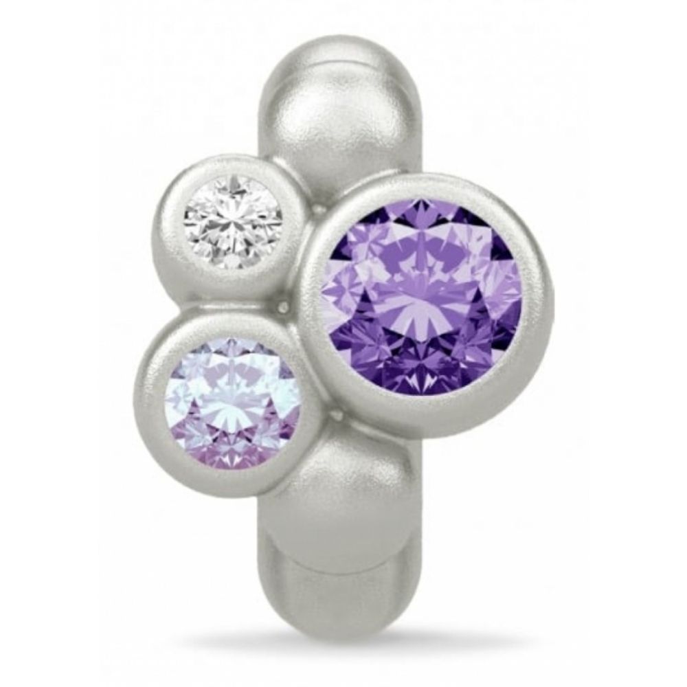 Purple Sweet Dream Sterling Silver Charm