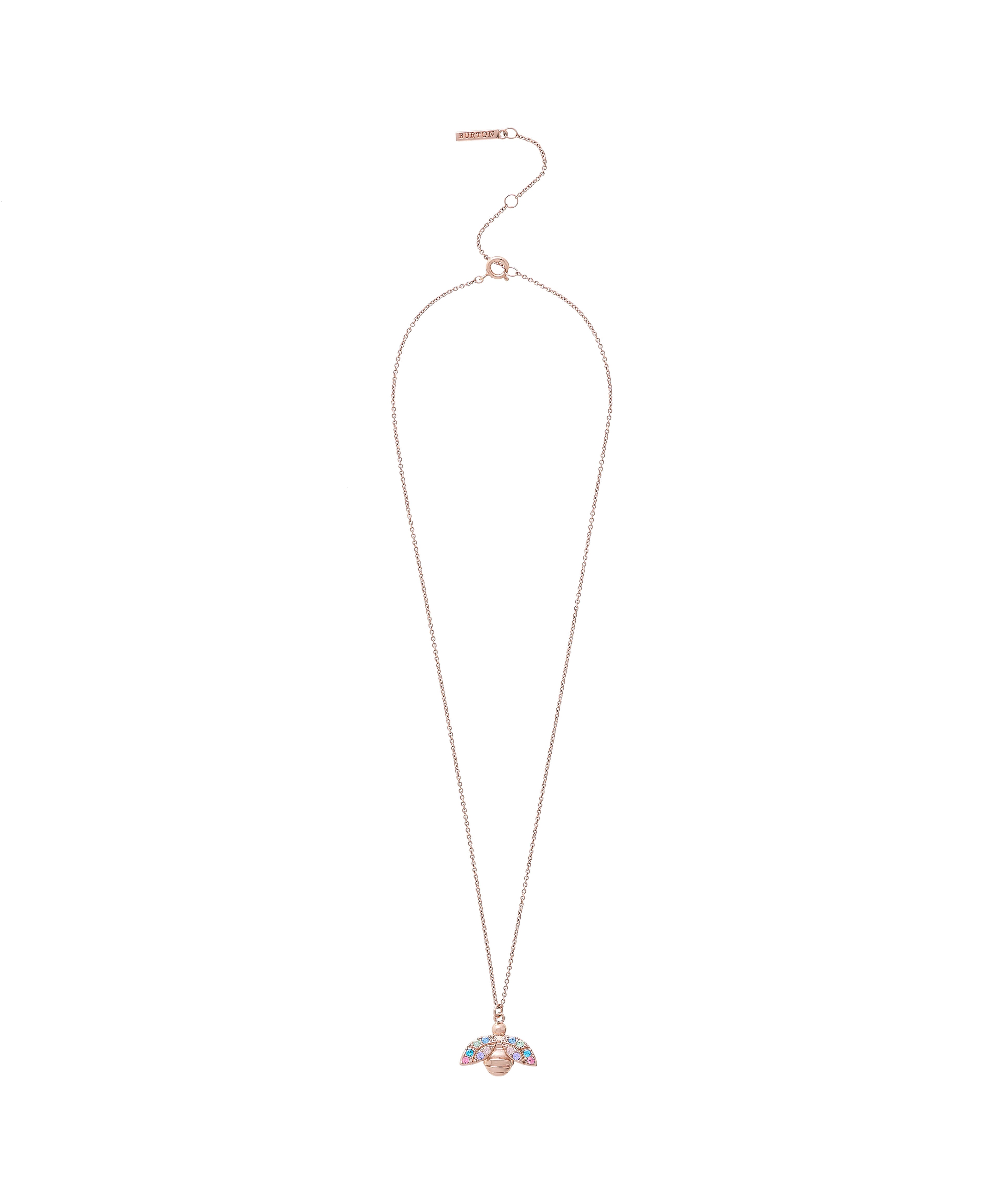 Rainbow Bee 18K Rose Gold Plating Necklaces