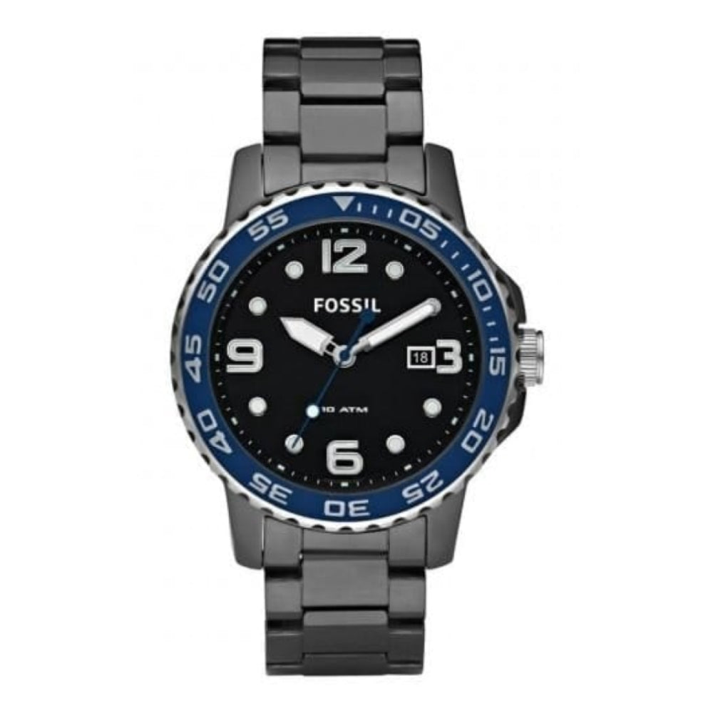 Gents Black Ceramic Bracelet Watch