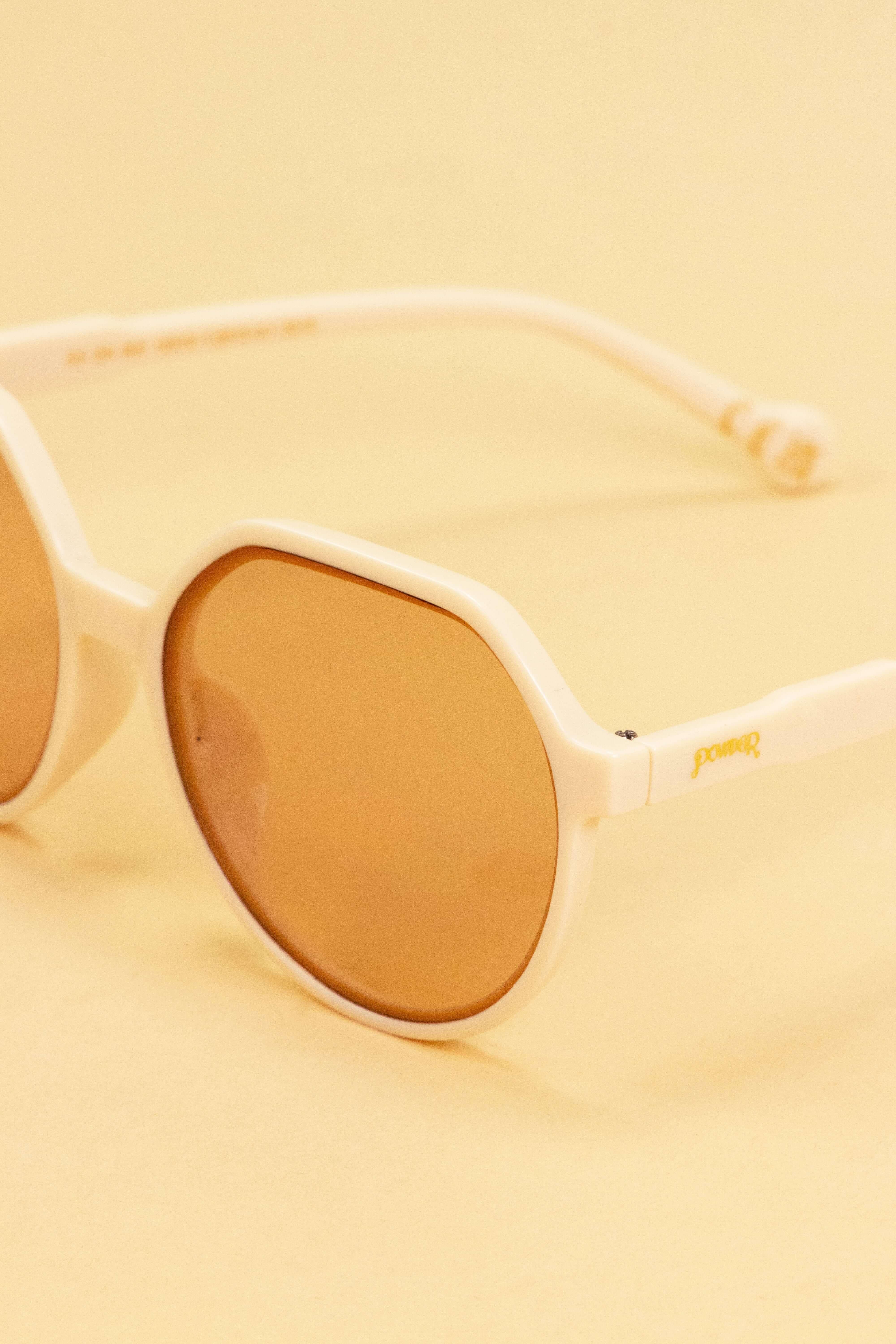 Katya - Cream Sunglasses
