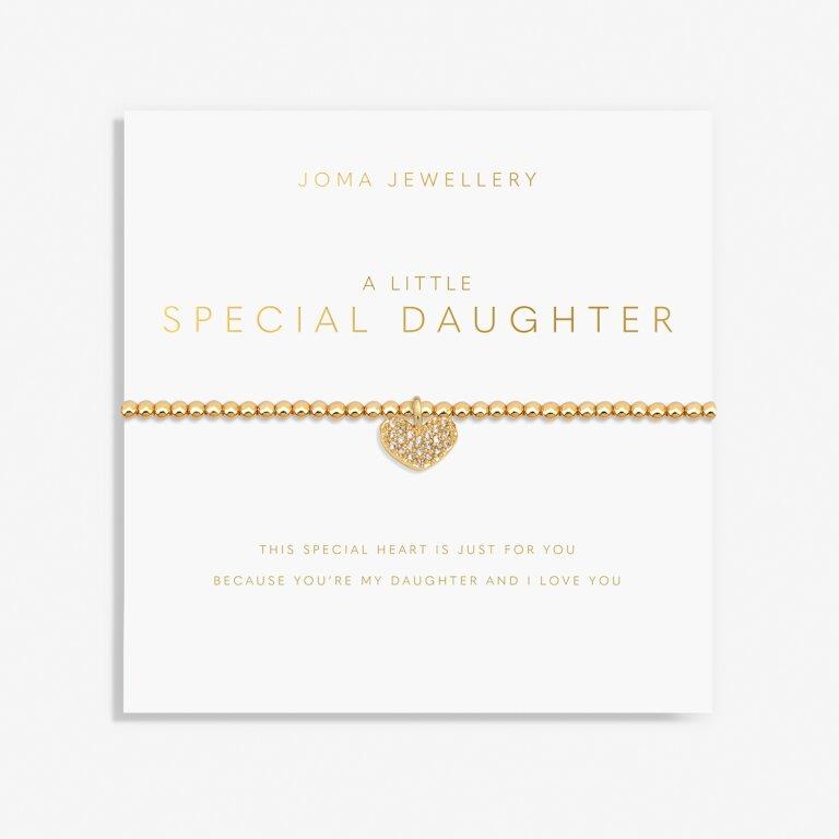 A Little 'Special Daughter' Gold Plated Bracelet