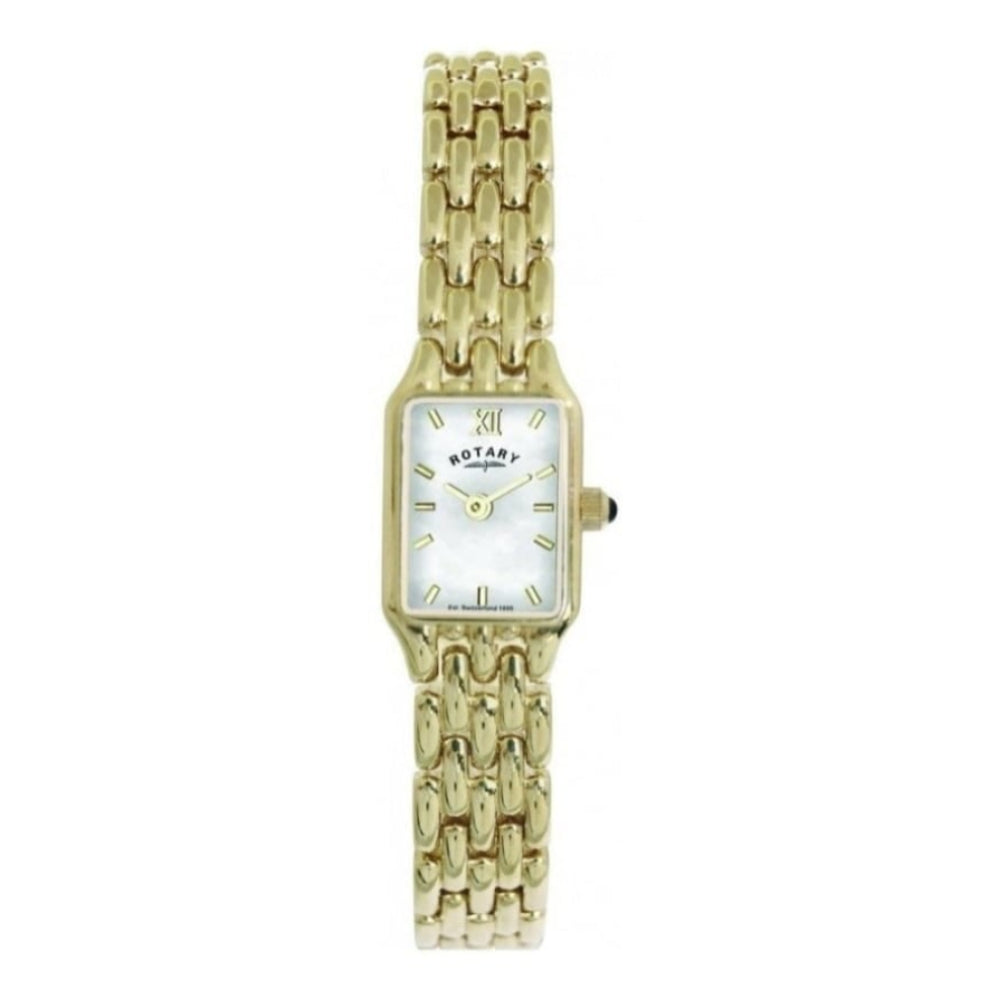 Mens Gold Tone Date Display Watch