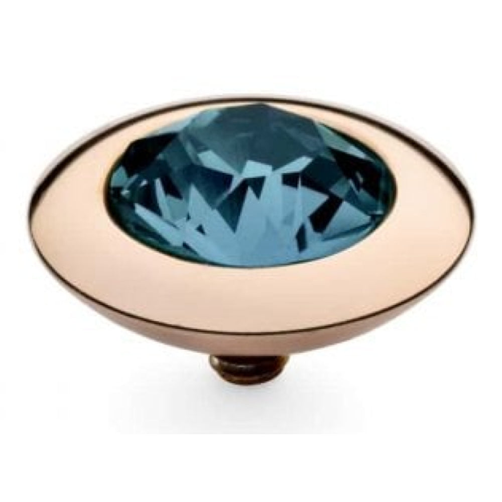 Famosa Rose Gold 13mm Tondo Ring Top Montana