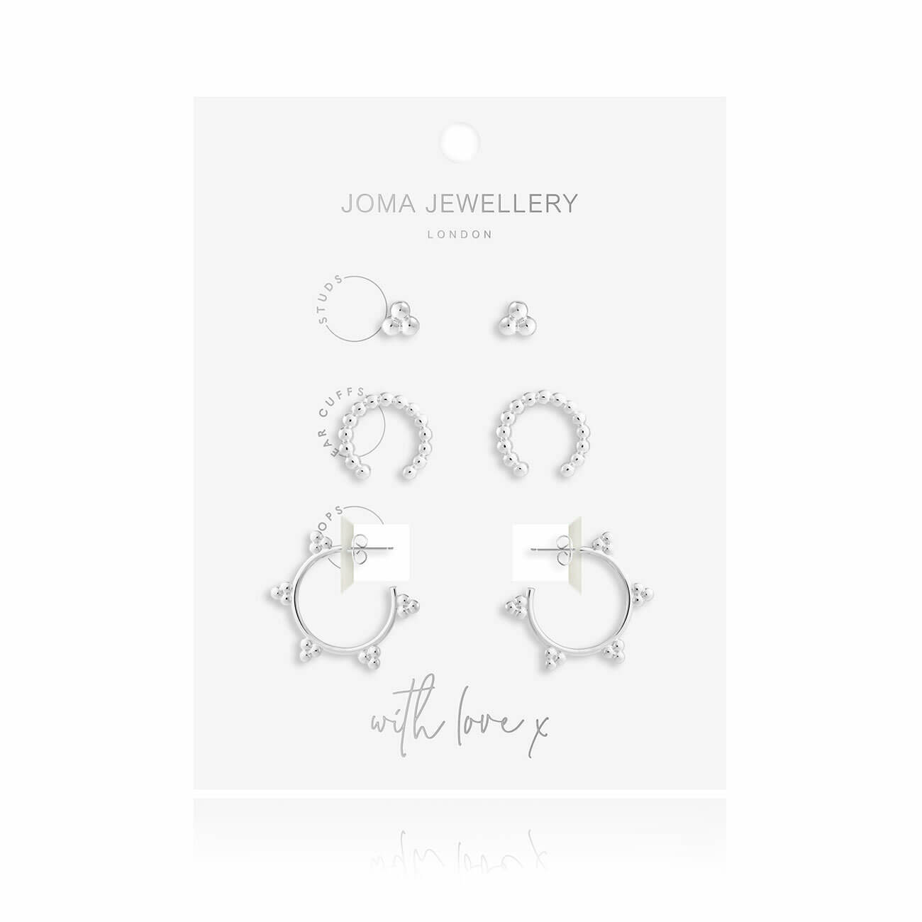 Tahlia Trio | Beaded Cuff Pack | Silver | Set Of 3