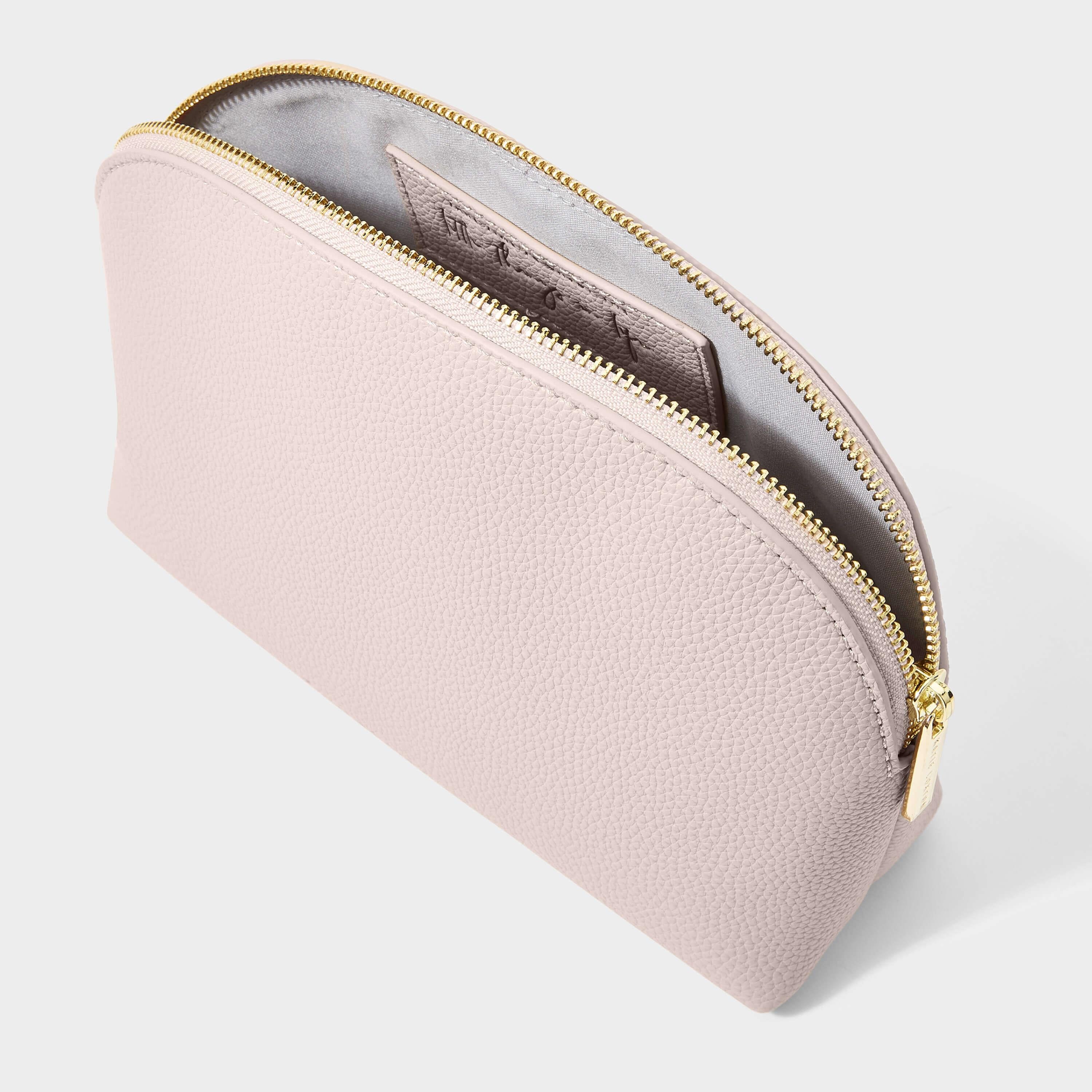 Secret Message Wash Bag | Nude | 17 X 24.5 X 8cm