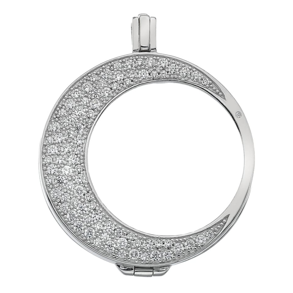 Mezzaluna Sterling Silver Keeper - 33mm